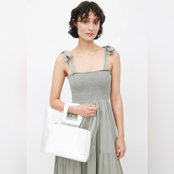 STAUD - Shirley Bag with White Leather Insert - Picture 8 of 10